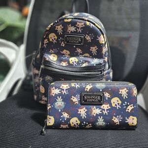 Stranger Things Mini Backpack + Wallet